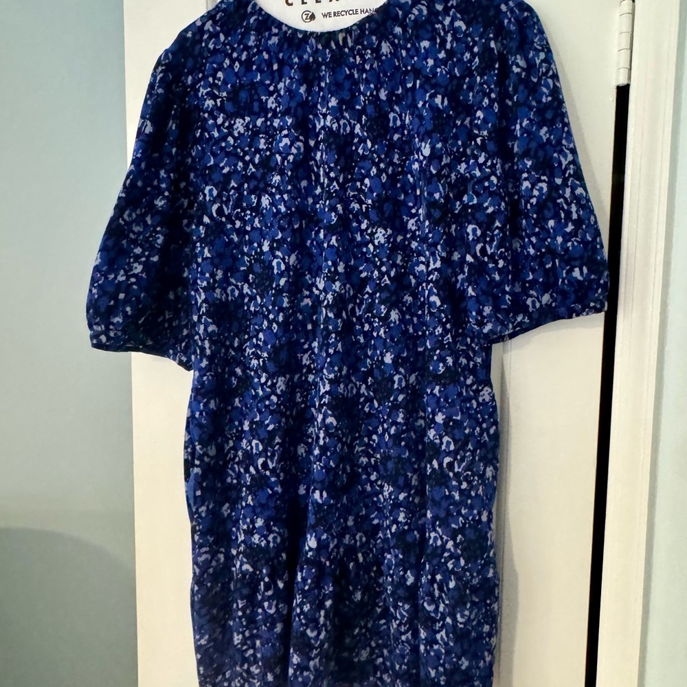Tyler Boe Black and Blue Knit Dress